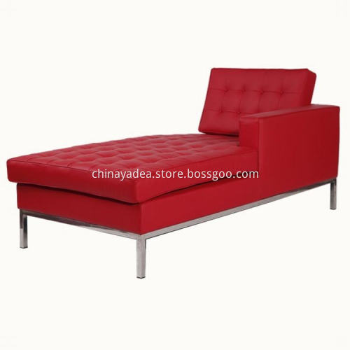 knoll leather corner sofa